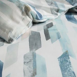 West Elm Bedding - West Elm Organic Sateen Crystal Geo Duvet Cover West Elm Bedding - West Elm Organic Sateen Crystal Geo Duvet Cover